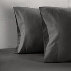 LANE LINEN Pillows Queen Size Set of 2 Soft 100% Egyptian Cotton Cool & Smooth 1000 Thread Count Pillow Cases - Charcoal