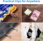 40 Pack Wire Clothes Pins Heavy Duty Outdoor, Stainless Steel ClothesPins for Hanging Clothes, Metal Clothes Pegs, Clothing Clips, Laundry Pins 2.0mm Diameter 6cm Long