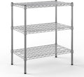 18" Deep x 30" Wide x 34" Height Wire Shelving Kit | 3-Tier | NSF Commercial Storage Rack Unit