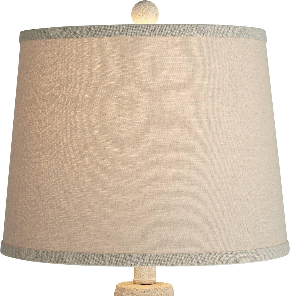 Romeo 23 1/2" High Table Lamps Set of 2 Distressed Earth Jar Farmhouse
