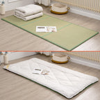 Natural Igusa Rush Grass Floor Tatami Mat,Twin, 79" x 39" x 0.5" | Japanese Portable Folding Firm Traditional Bed Mattress, Foldable Pad Futon,for Sleeping,Sitting,Yoga,Relaxing,Zen