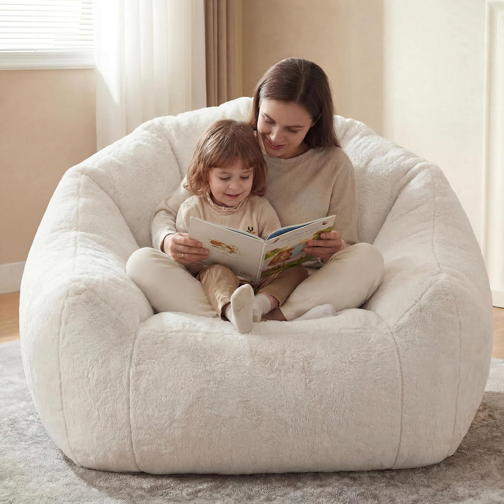 HUGHEAVEN Max Giant Bean Bag Chair, Bean Bag Sofa for Adults & Teens | Ov...