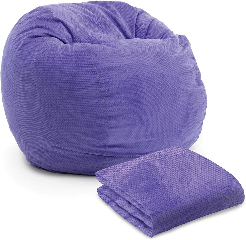CordaRoy's Queen Size Chenille Bean Bag Chair Cover (Bean Bag Sold Separa...