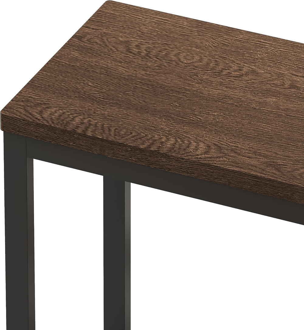 Harper & Bright Designs 4-Piece Dining Set with Long Table & 3 Stools...