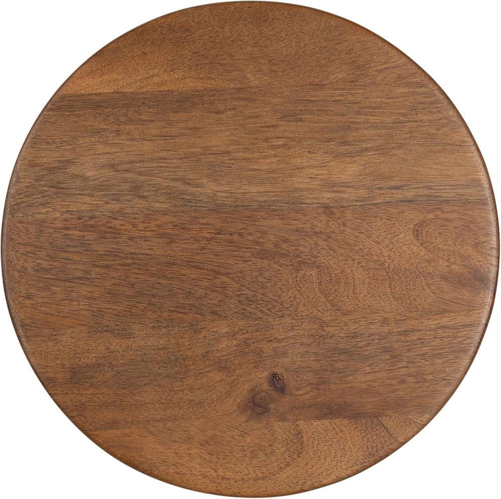 Kate and Laurel Solbrett Transitional Sophisticated Round Side Table, 12 x 12...