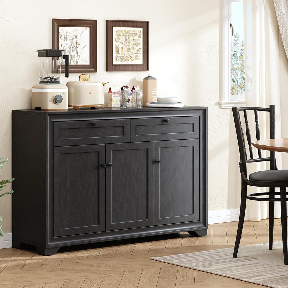 ONBRILL 48 Inches Sideboard Buffet Cabinet with Storage, Farmhouse Sideboard ...
