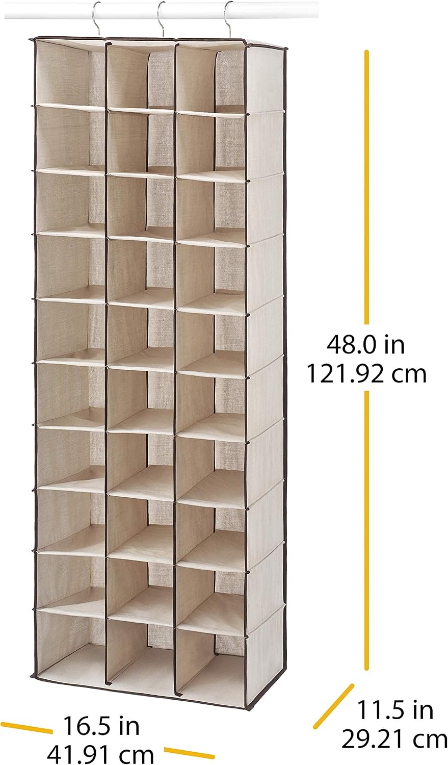 Whitmor Hanging Shoe Shelves 30 Section