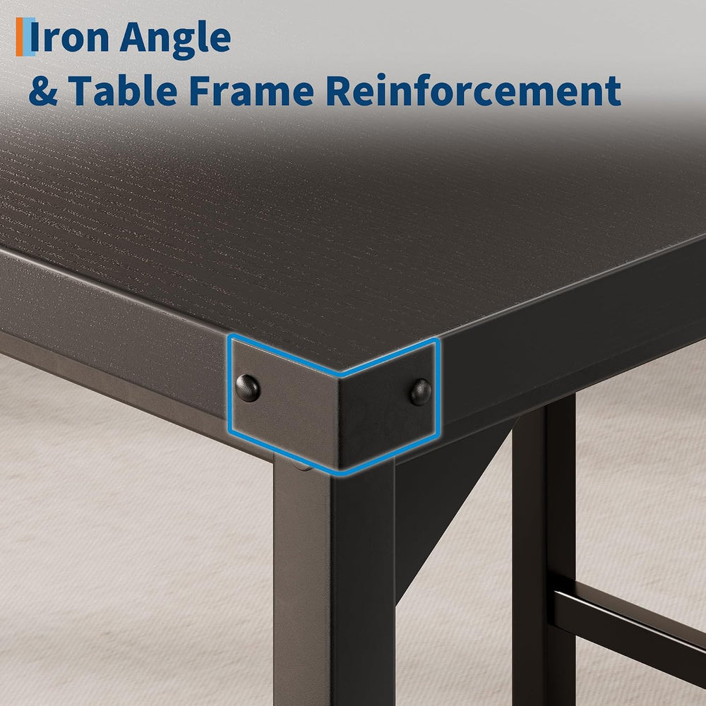GarveeHome Dining Table Set for 2 with Corner Protector, Kitchen Table Set w/...