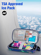 Leng Ke Gel Ice Packs for Insulin Cooler Travel Case, 4 Pack TSA Approved Ice Packs, Reusable Ice Packs, Small Ice Pack for Travel