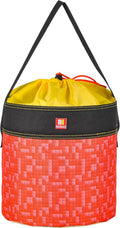 Toy Storage Organizer Basket Bag with Drawstring for Buliding Bricks, Blockets,Puzzles,Playroom Cinch Bucket Carrying Bag (Red)
