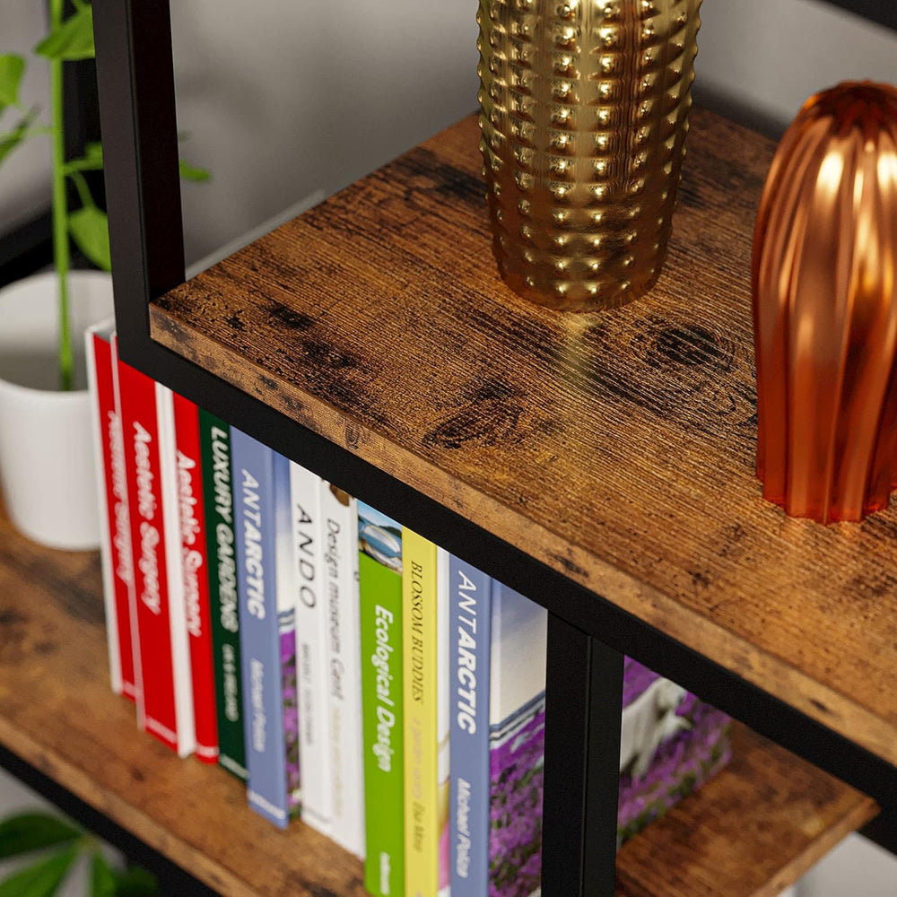 IRONCK Bookshelves 6 Tiers, Industrial Etagere Heavy Duty Shelves for Living ...