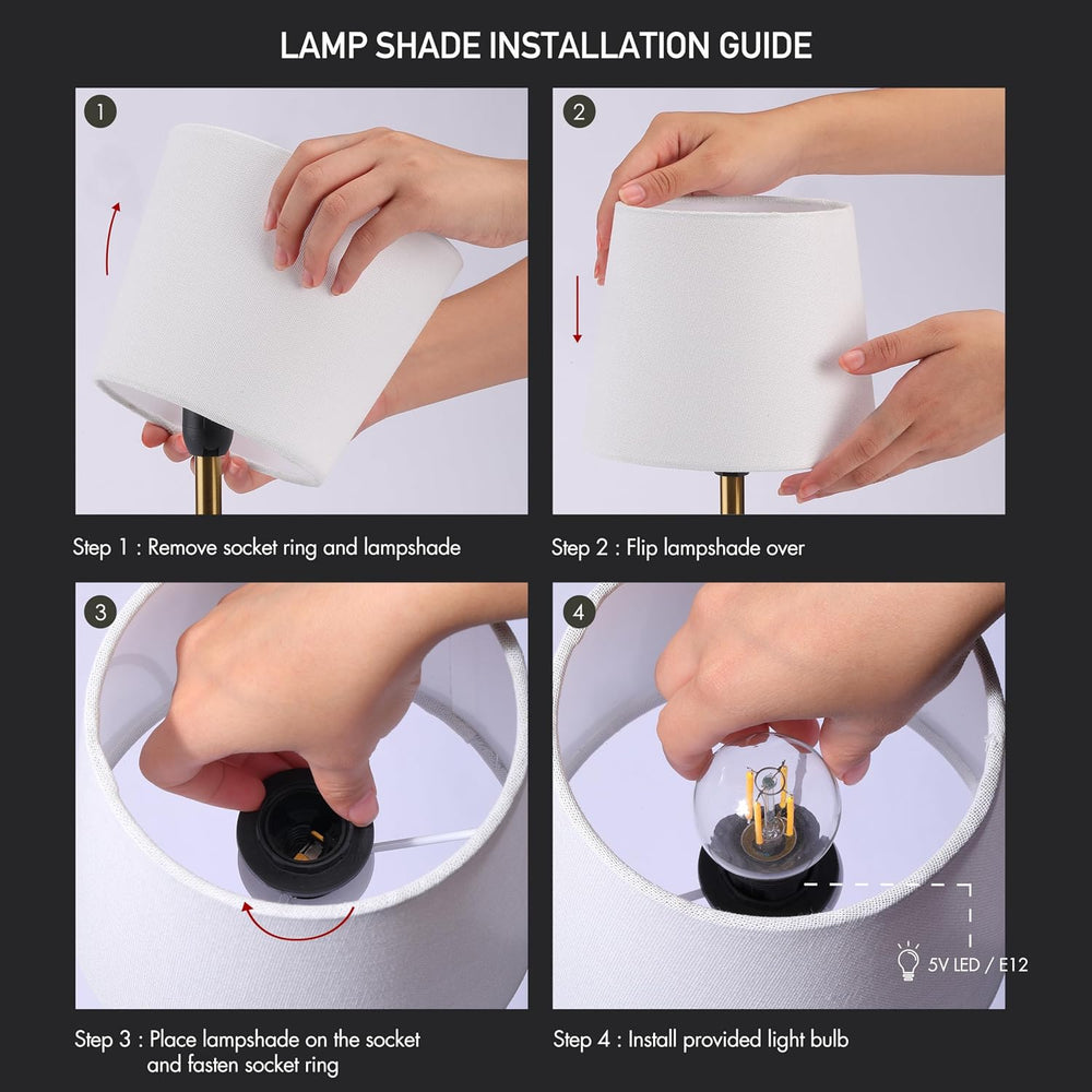 O’Bright Seraph mini – Cordless LED Table Lamp with Dimmer, Built-in Recharge...