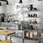 24" Deep x 30" Wide x 64" Height Wire Shelving Kit | 5-Tier | NSF Commercial Storage Rack Unit