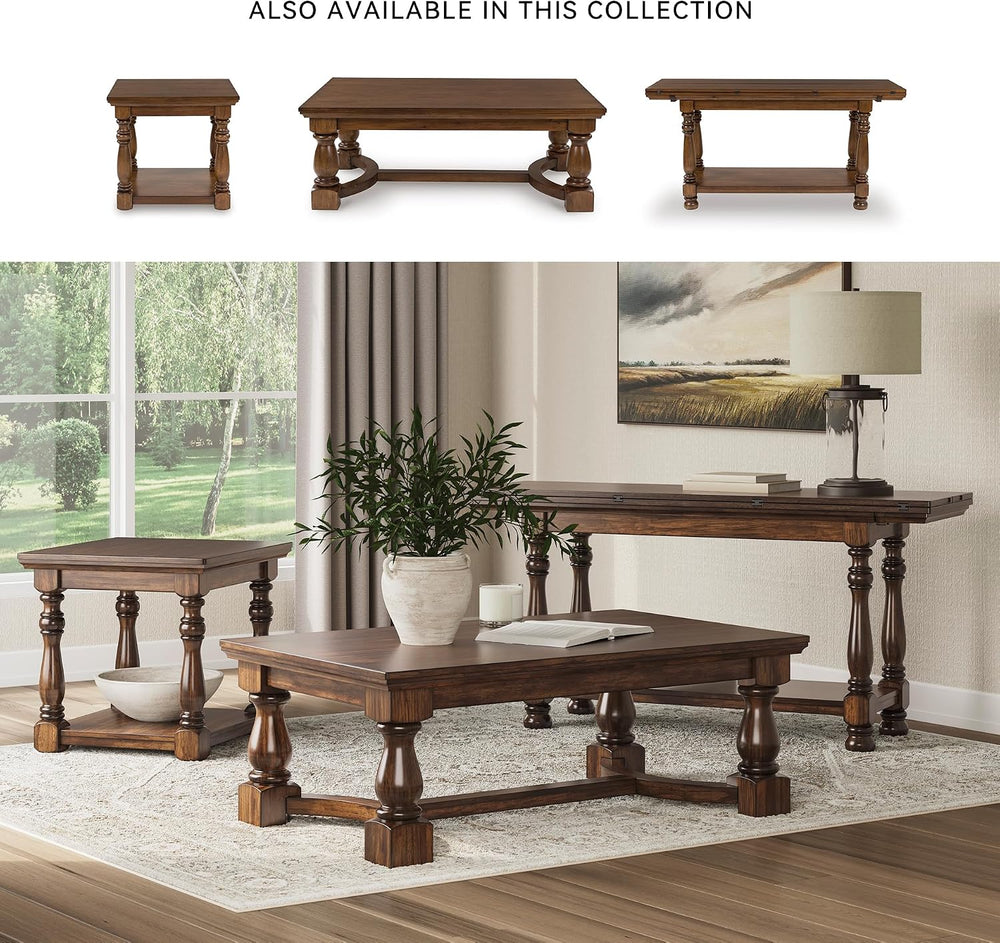 Signature Design by Ashley Sturlayne Flip Top Sofa Table, Expandable Console ...