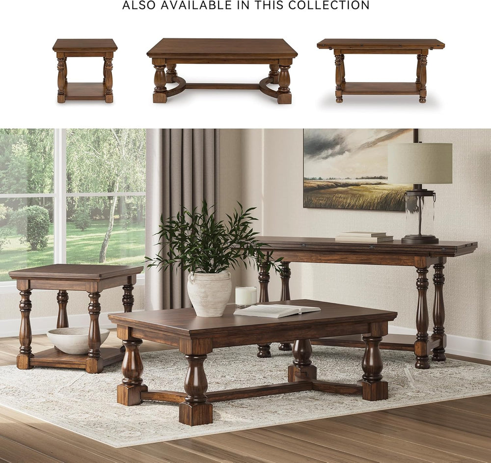 Signature Design by Ashley Sturlayne End Table, Traditional Rectangular Accen...