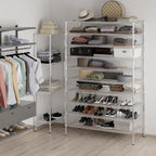 24" Deep x 54" Wide x 86" Height Wire Shelving Kit | 10-Tier | NSF Commercial Storage Rack Unit