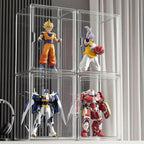 Clear Acrylic Display Case with Magnetic Lid-Dustproof Plastic Book Storage box,Clear Box,Purse Storage Organizer,Action Figure Display Case,Acrylic Sneaker Shoe Box(1 Pack)