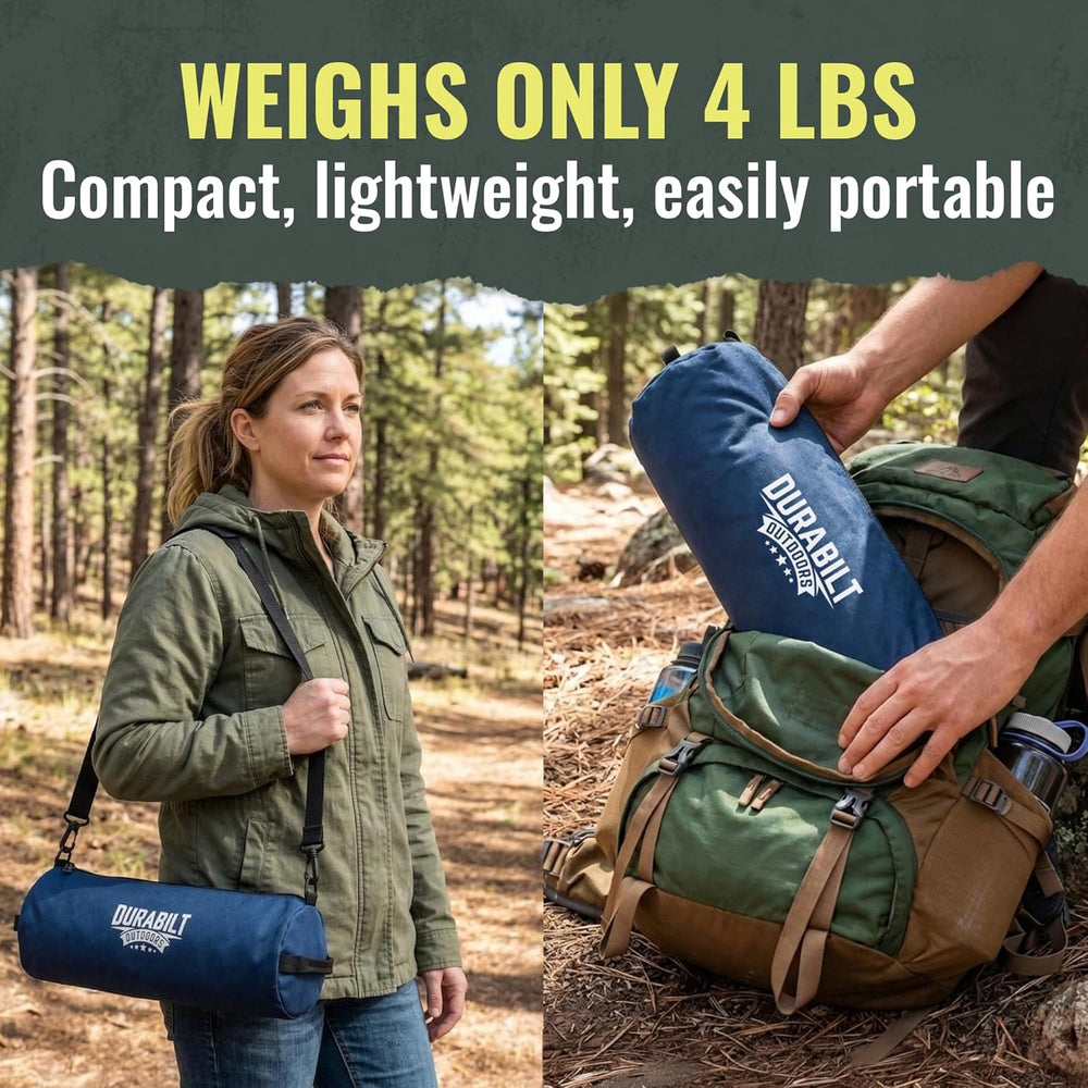 360° Rotation Swivel Camping Chair- Holds 330lb, Small Portable Folding Chair...