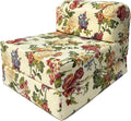 D&D Futon Furniture Sleeper Chair Folding Foam Beds, Portable Studio Guest Sofa Bed (Big Roses, 70 x 24 x 6)