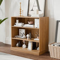 31" Wooden Book Shelf, 2 Shelf Bookcase, Modern Bookshelf with Adjustable Shelf for Home Office, Study Room, Oak