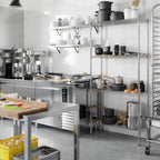 14" Deep x 36" Wide x 74" Height Wire Shelving Kit | 4-Tier | NSF Commercial Storage Rack Unit