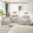 Bean Bag Chair for Adults, 44.1" Comfy Beanbag with Handle, Lazy Sofa Chair with Armrest, Great for Reading Gaming Watching TV, Living Room and Bedroom, XXL