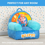 Delta Children - Blippi Cozee Buddy Kids Chair, Blue