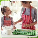 2 Pcs Silicone Food Molds for Harvest Right Freeze Dryer Harvest Right Medium Square Trays Dividers Food Mold for Fruit Vegetable Cake Freeze Drying Accessories (Medium)