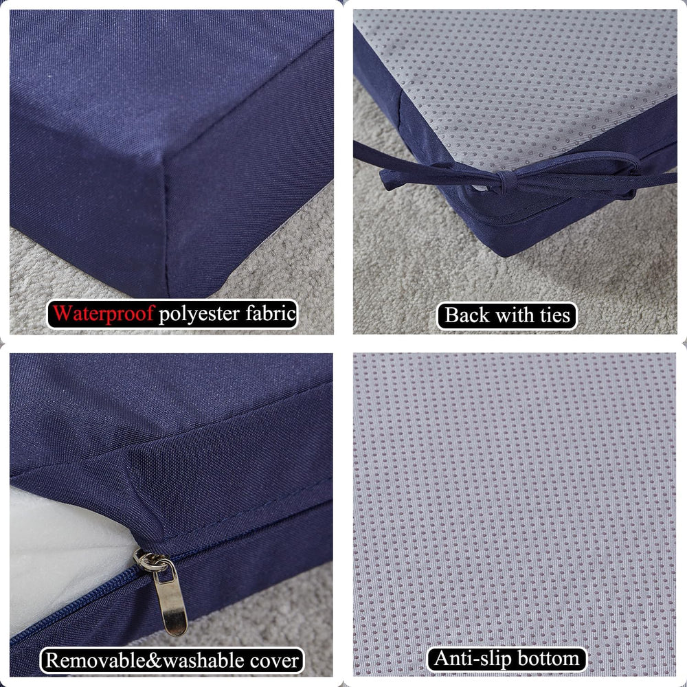 SAMTY 20 x 18 Inch Outdoor Chair Cushions for Patio Furniture UV Resistant No...