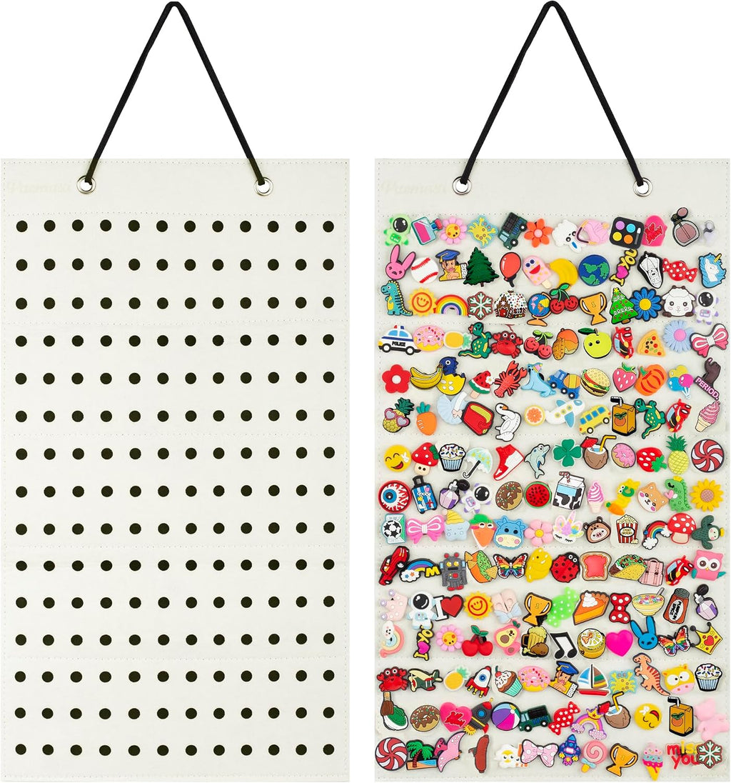 PACMAXI Hanging Shoe Charm Holder with 184 Holes