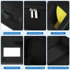 Hat Storage for Baseball Caps-Holds Up to 24 Caps, Hat Organizer for Closet Stackable Hat Box with Cardboard, Dustproof Baseball Cap Organizer with 2 Handles for Home Travel (Black, 1 Pack)