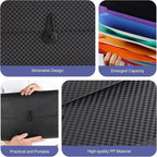 File Organizer, 13-Pocket Expanding Folder + Large Accordion Divider | Great for Home, Office, Travel & Classroom