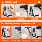16 Pack Garage Hooks with Anti-Slip Coating Heavy Duty Wall Mount Hooks for Garage Storage and Hanging Hoses Bike Garden Tools Ropes etc