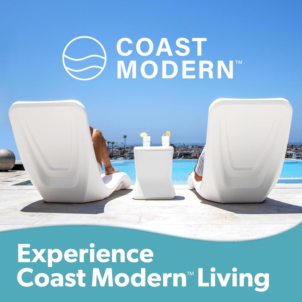 Coast Modern in Pool Lounge Chair - Waterproof & Weighted Chaise Lounger ...