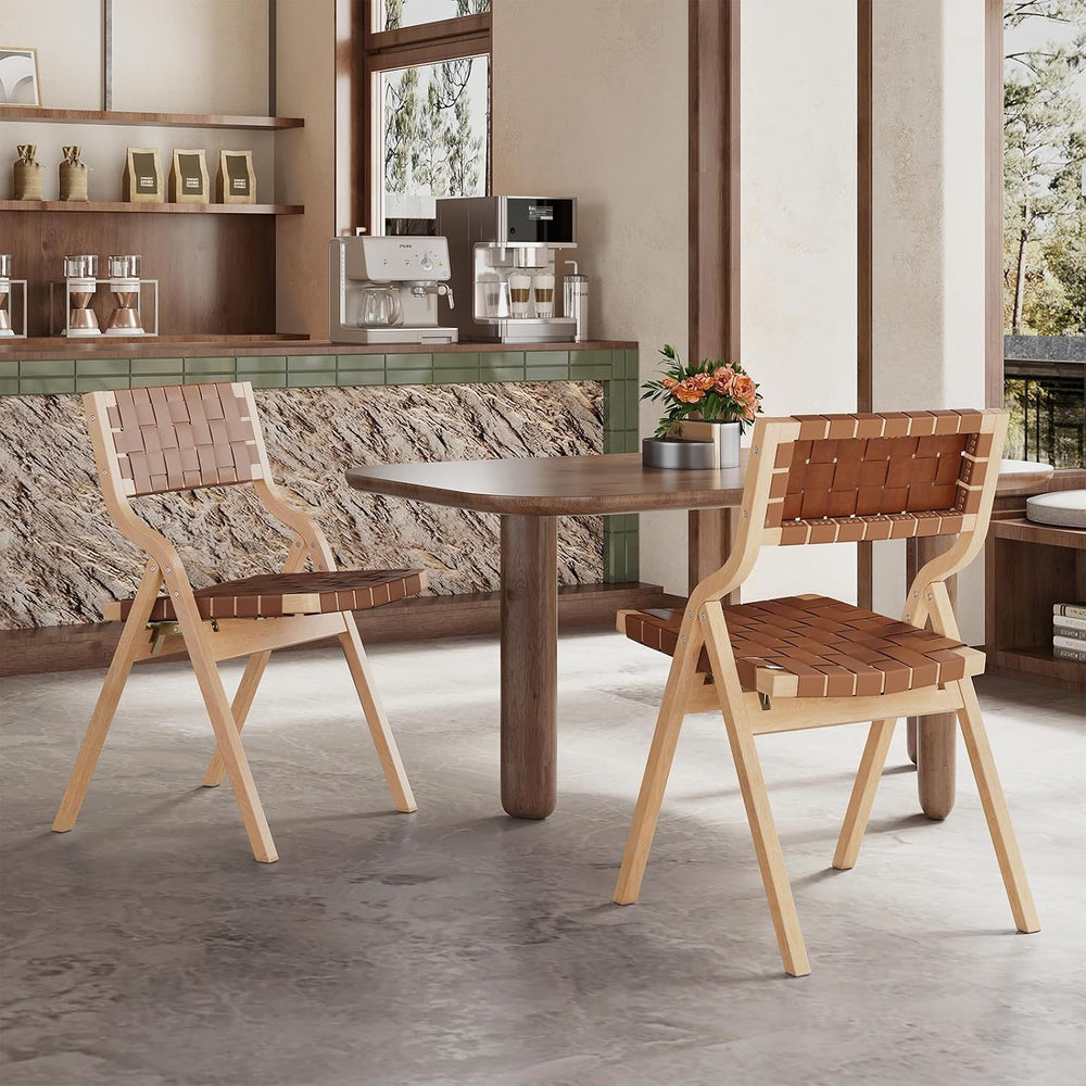 Soohow Wood Folding Chairs, Foldable Chairs Chairs Wooden Indoor Stackable Di...