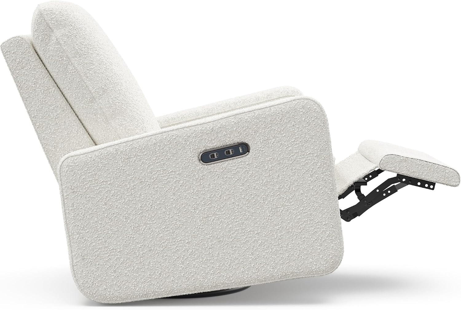 Graco Teddi Nursery Power Recliner Swivel Glider, Ivory Boucle | Electronic Power Recline, OEKO-TEX 100 Certified, USB-A & USB-C Charger, Premium Cushioning & Comfort, Glider Rocking Chair