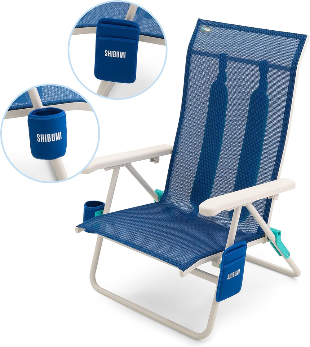 Shibumi Shade | Portable Beach Chair for Adults | Anti-Rust Marine Grade Fram...