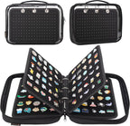 Enamel Pin Display Pages Pin Carrying Case, Pins Collection Storage Organizer Case, Travel Brooch Pin Display Bag (Pins Not Included)