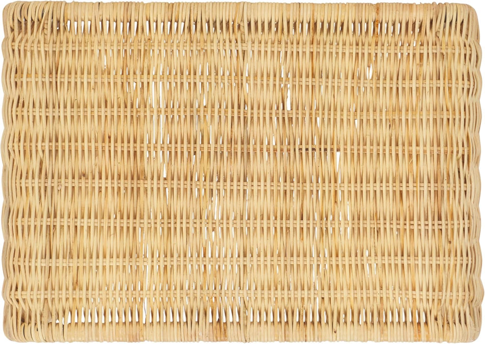 SAFAVIEH Home Collection - Zendy Light Natural Rattan Accent Table, Coastal W...