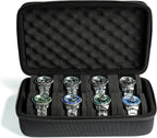 8 slots Watch Case, hard watch storage case, hard watch box, padded case for watch display and organization