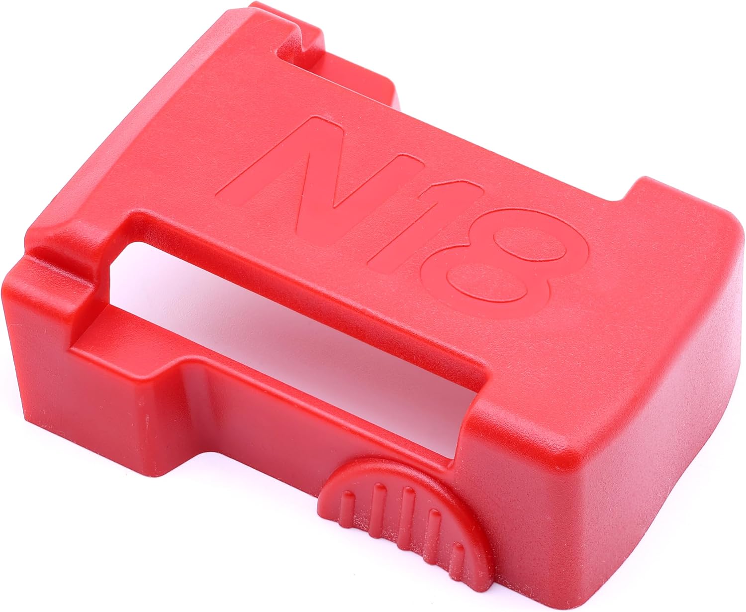 20 Pack Battery Holders Tool Holders for Milwaukee M18 18V Drill,10pcs Tool Hangers and 10pcs Battery Organizer Wall Mount(Red,70pcs Screws)