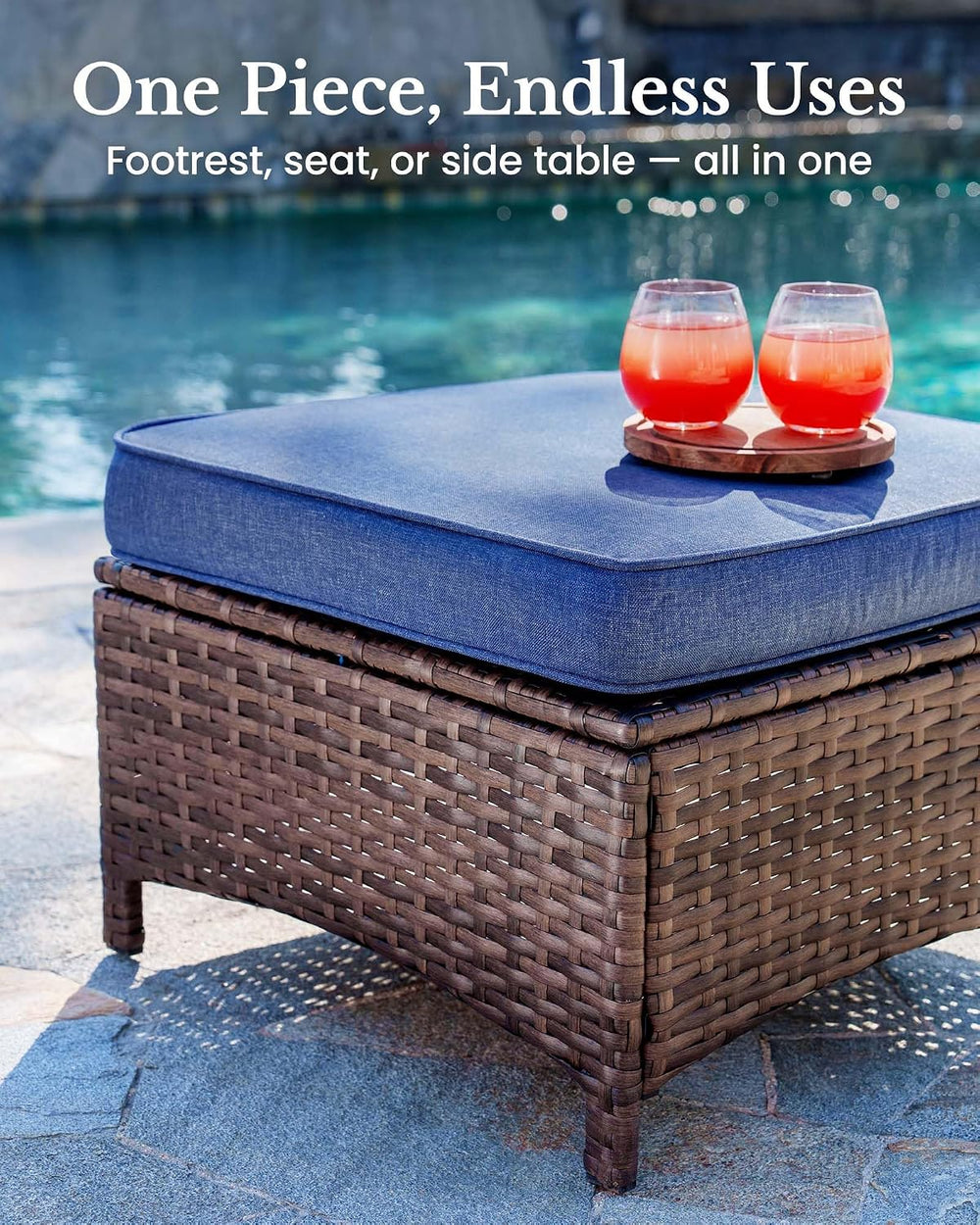 HILLGA 11-Piece Luxury Patio Furniture Set with 6" Thick Cushions, Weath...