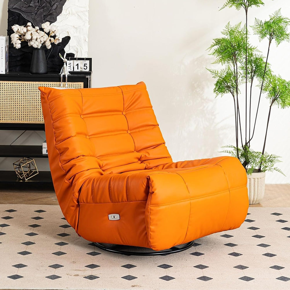 Electric Power Recliner Chair with 360° Swivel, USB Charging Ports, Footrest,...