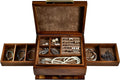 Shanik Wooden Jewelry Box for Women – Elegant Organizer with Ring Cushions, Pull-Out Drawers & Necklace/Earring Storage, Compact Gift for Jewelry Lovers