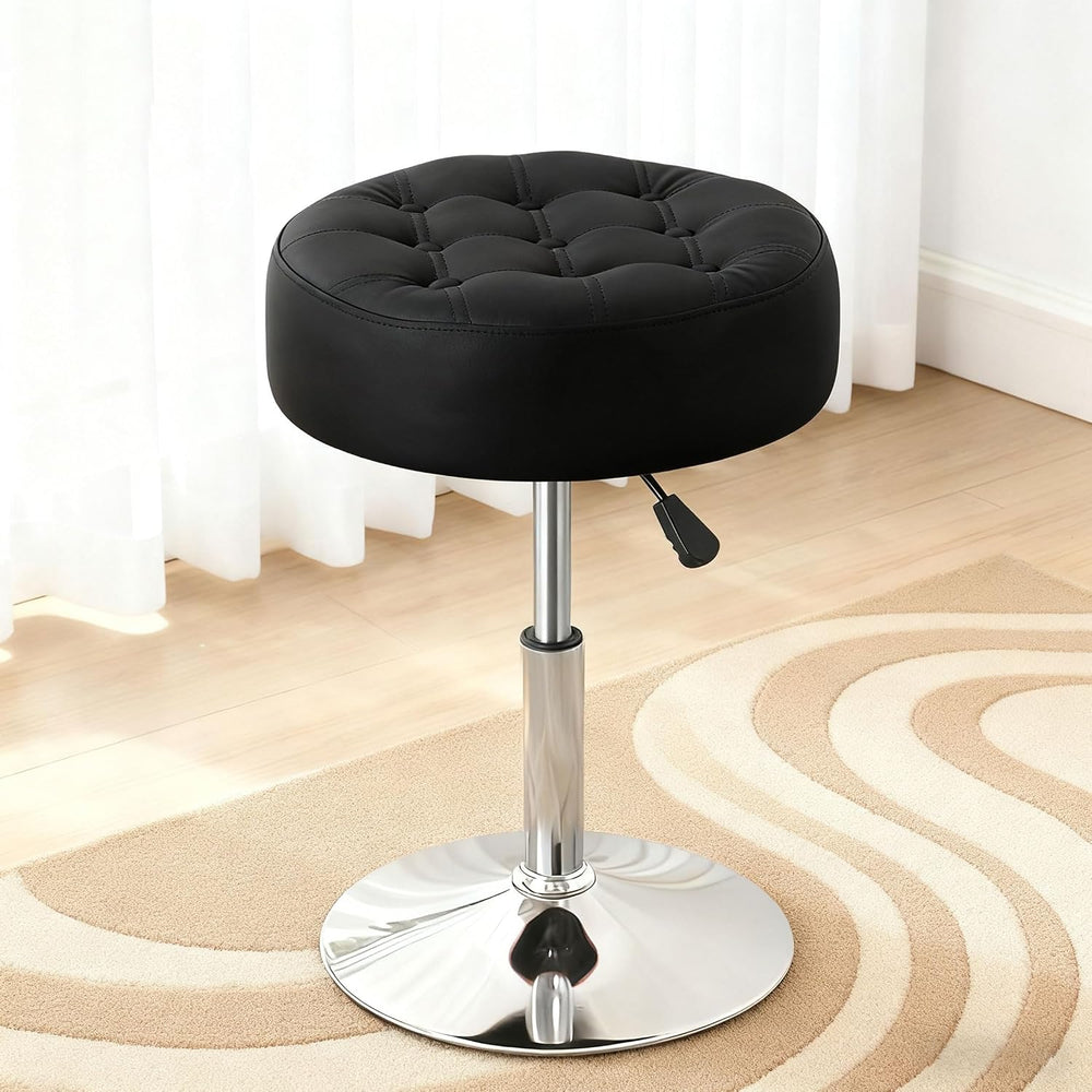 JupiterForce Adjustable Vanity Stool Chair for Makeup, 360° Swivel Makeup Van...