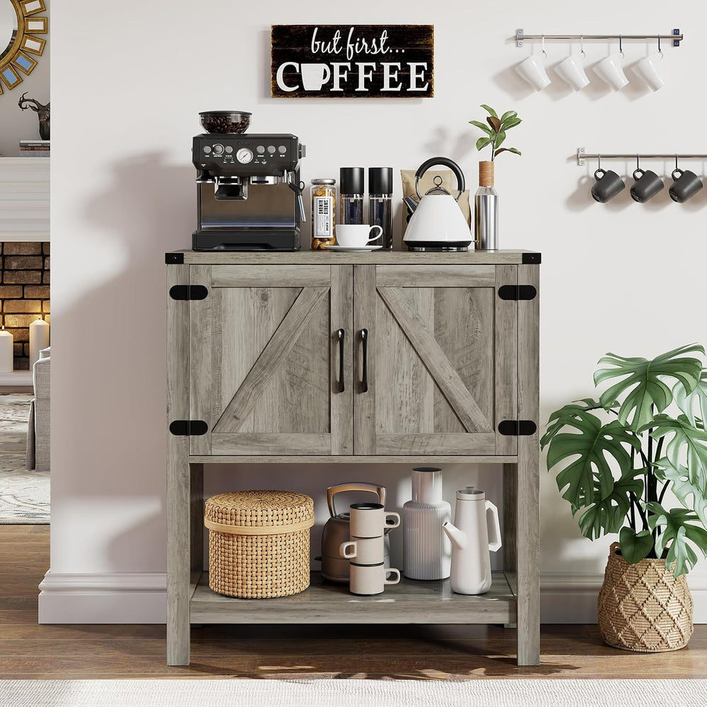 Mufico Console Table with 2-Door Cabinet Coffee Bar Cabinet Sofa Table,Entryw...