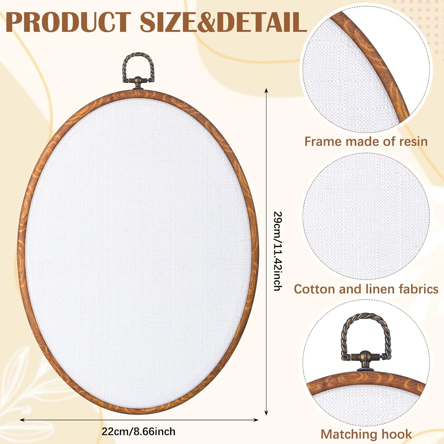 Yalikop Pin Display Board Fabric Enamel Pin Boards Wall Hanging Brooch Earrings Necklace Jewelry Holder Organizer Display Storage Back to School Gift for Home Summer Holiday(White,11.4" X 8.6",1)