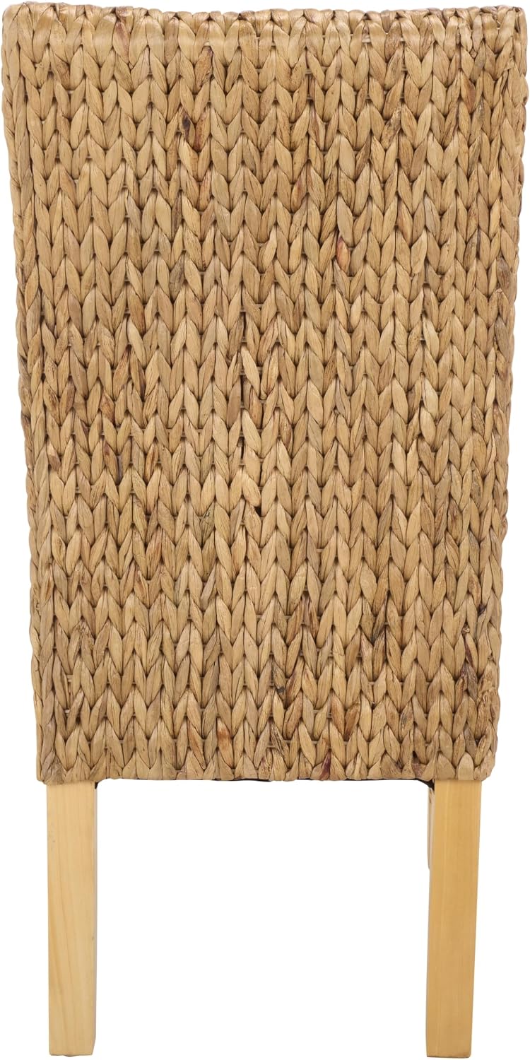 SAFAVIEH Furniture - Luz Dining Chair Set of 2 - Coastal Design - Natural Pin...