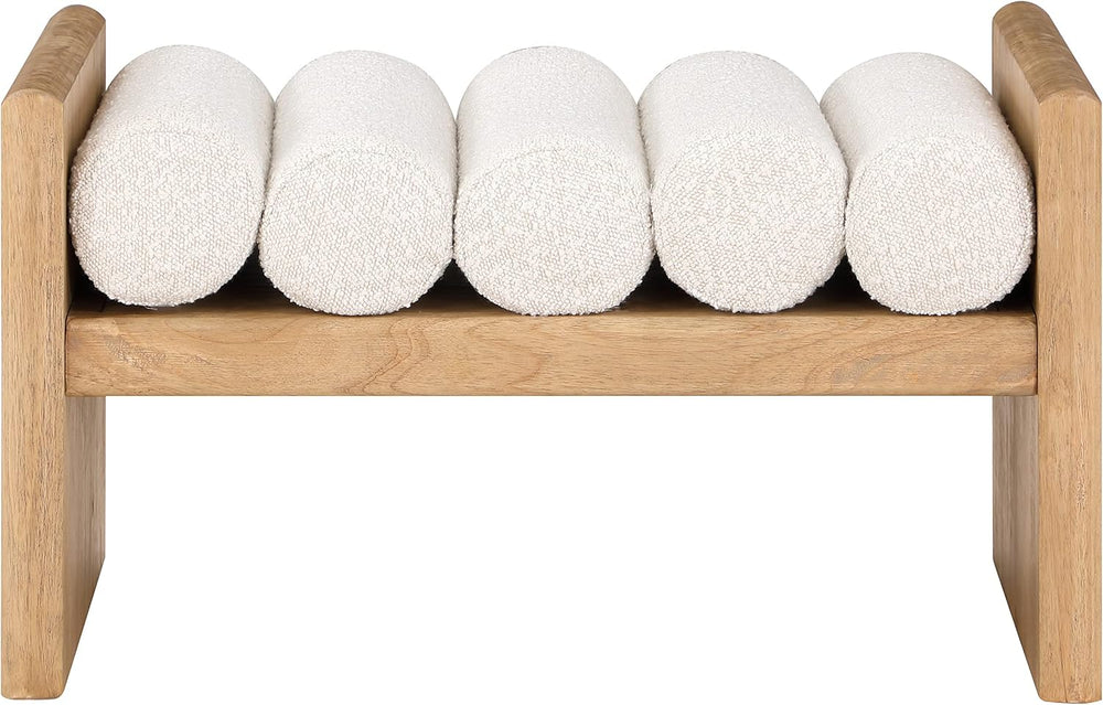 Meridian Furniture Waverly Cream Bench
