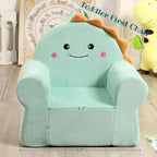 MOMCAYWEX Cuddly Toddler First Chair, Premium Character Chair, Green, 18 Month up to 3 Years